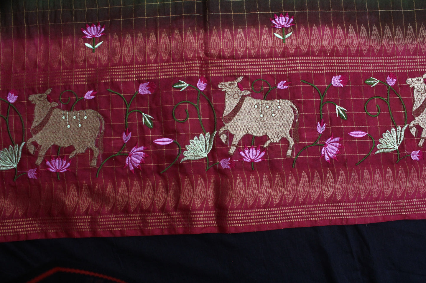party wear embroidery work saree, Indian saree, silk saree, soft silk saree,